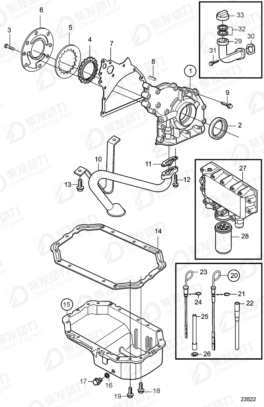 volvo penta Spring pin 20405603 Drawing volvo penta Spring pin 20405603 Drawing